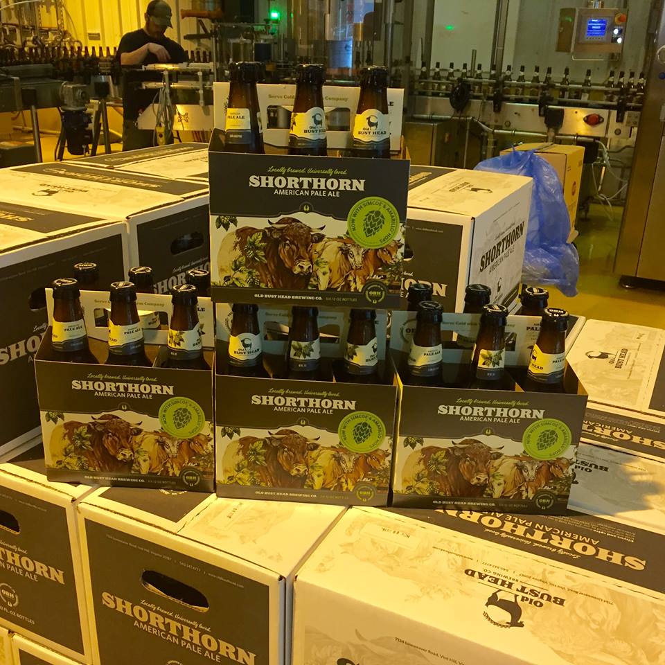 New Shorthorn Now in Bottles Old Bust Head